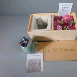 The Fifth Season Wooden Box Home Scent Potpourri Candle